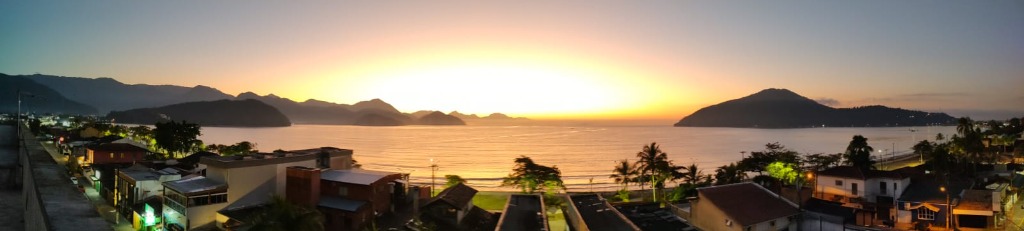 Vista do mar do apartamento